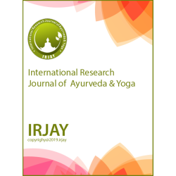 INTERNATIONAL RESEARCH JOURNAL OF AYURVEDA AND YOGA   Print