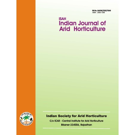 Indian Journal of Arid Horticulture