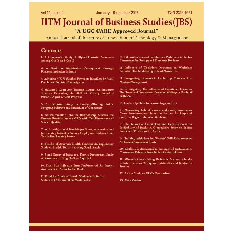 IITM Journal of Business Studies (JBS)