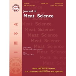Journal of Meat Science Print Subscription