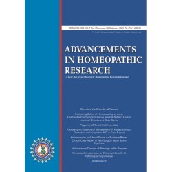 Advancements in Homeopathic Research PRINT  SUBSCRIPTION