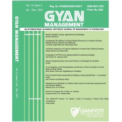 Gyan Management JournalONLINE   SUBSCRIPTION