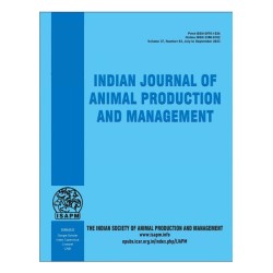 Indian Journal of Animal Production and Management PRINT   SUBCRIPTION