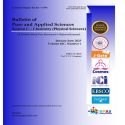 Bulletin of Pure and Applied Sciences-Chemistry PRINT   SUBCRIPTION