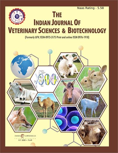 Indian Journal of Veterinary Sciences and Biotechnology